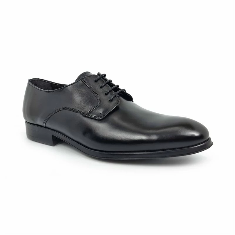 Zapatos Derby Hombre Piel Napa Ancho Especial 10431 Negro, De Latino 5 Zapatos Derby Hombre Piel Napa Ancho Especial 10431 Negro, De Latino - Imagen 3