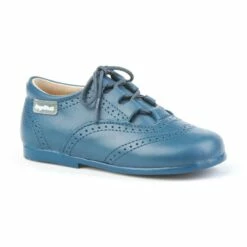 Zapatos Inglesitos Colegiales Infantil Niño Niña Piel Cordones 505 Azul, De Angelitos -BOUTTYE Ventas zapatos inglesitos colegiales infantil nino nina piel cordones 505 azul de angelitos 2