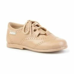Zapatos Inglesitos Colegiales Infantil Niño Niña Piel Cordones 505 Camel, De Angelitos -BOUTTYE Ventas zapatos inglesitos colegiales infantil nino nina piel cordones 505 camel de angelitos 2