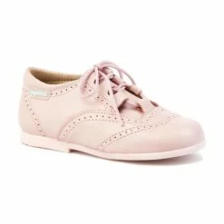 Zapatos Inglesitos Colegiales Infantil Niño Niña Piel Cordones 505 Rosa, De Angelitos -BOUTTYE Ventas zapatos inglesitos colegiales infantil nino nina piel cordones 505 rosa de angelitos 2