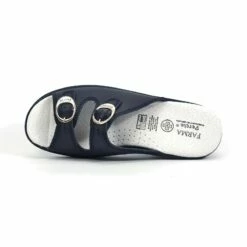 Zuecos Sanitarios Mujer Piel Destalonados Punta Abierta Dos Hebillas 797 Marino, De Percla -BOUTTYE Ventas zuecos sanitarios mujer piel destalonados punta abierta dos hebillas 797 marino de percla 5